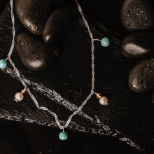 Load image into Gallery viewer, Turquoise Pearl And Quartz Necklace
